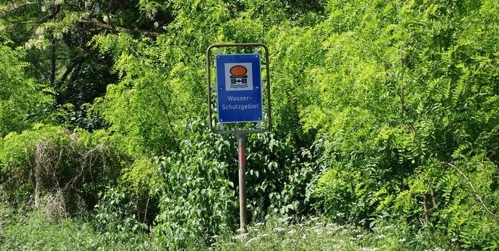 Schild Wasserschutzgebiet